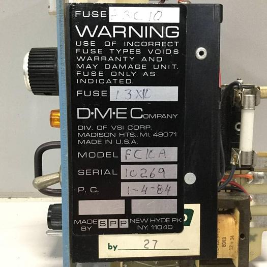 Used DME Temperature Controller FC10A #93420