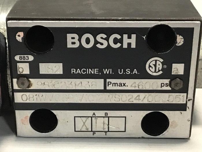 Used BOSCH Valve 9810231438 081WV06P1V1012WS024/00D51 Used