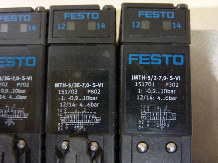 Used FESTO Control Block w/ Valves IFB8-03 #52796