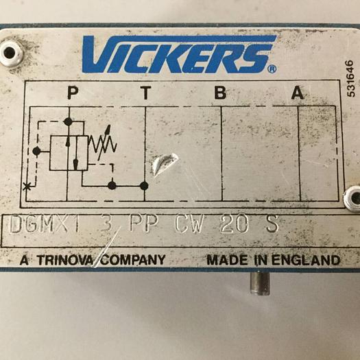 Used VICKERS Valve DGMX13PPCW20S #91410