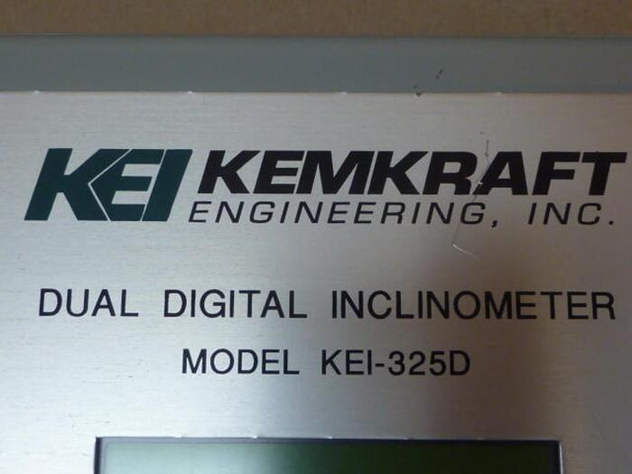 Used KEMKRAFT Dual Digital Inclinometer KEI-325D #30644