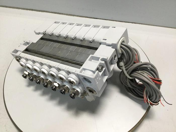 Used KOGANEI Manifold w/ Valves PBM7P-3W #104869