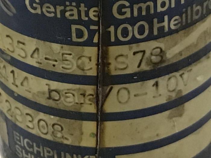 Used DYNISCO Pressure Sensor Transducer IDA354-5C-S78 #122457