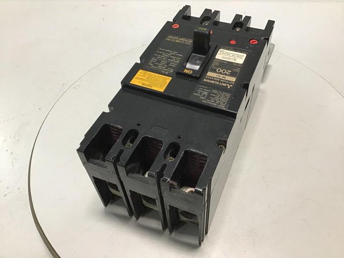 Used MITSUBISHI 200 Amp  Breaker NF-SJ3200 #112006