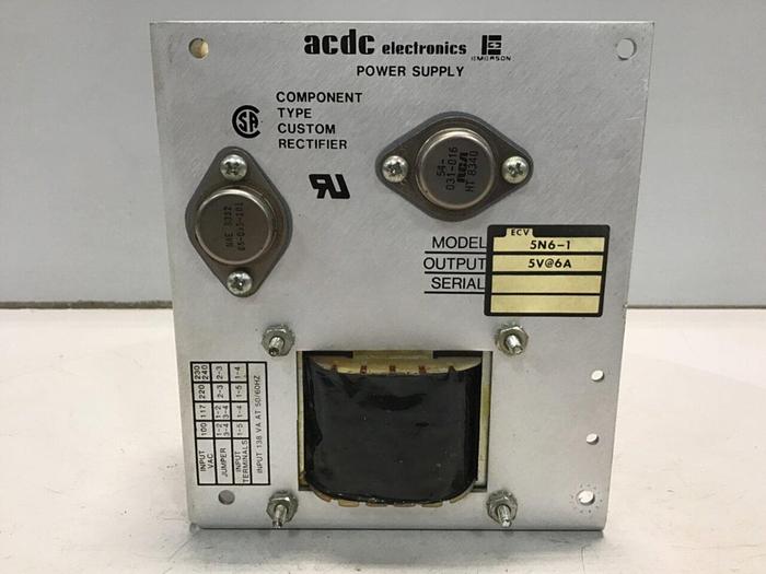 Used EMERSON Power Supply 5N6-1 #119842