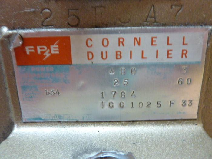 Used CORNELL DUBILIER Capacitor ICC1025F33 #41683