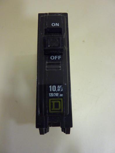 Used SQUARE D 20 Amp Circuit Breaker QO120 #57216