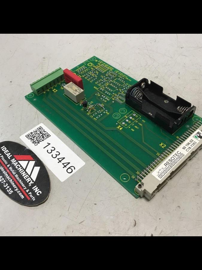 Used RESOTEC Circuit Control Board 90196.01 Used
