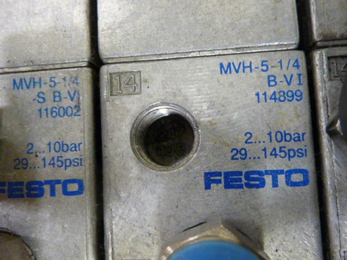 Used FESTO Control Block / Valve Terminal IFB8-02 #52874