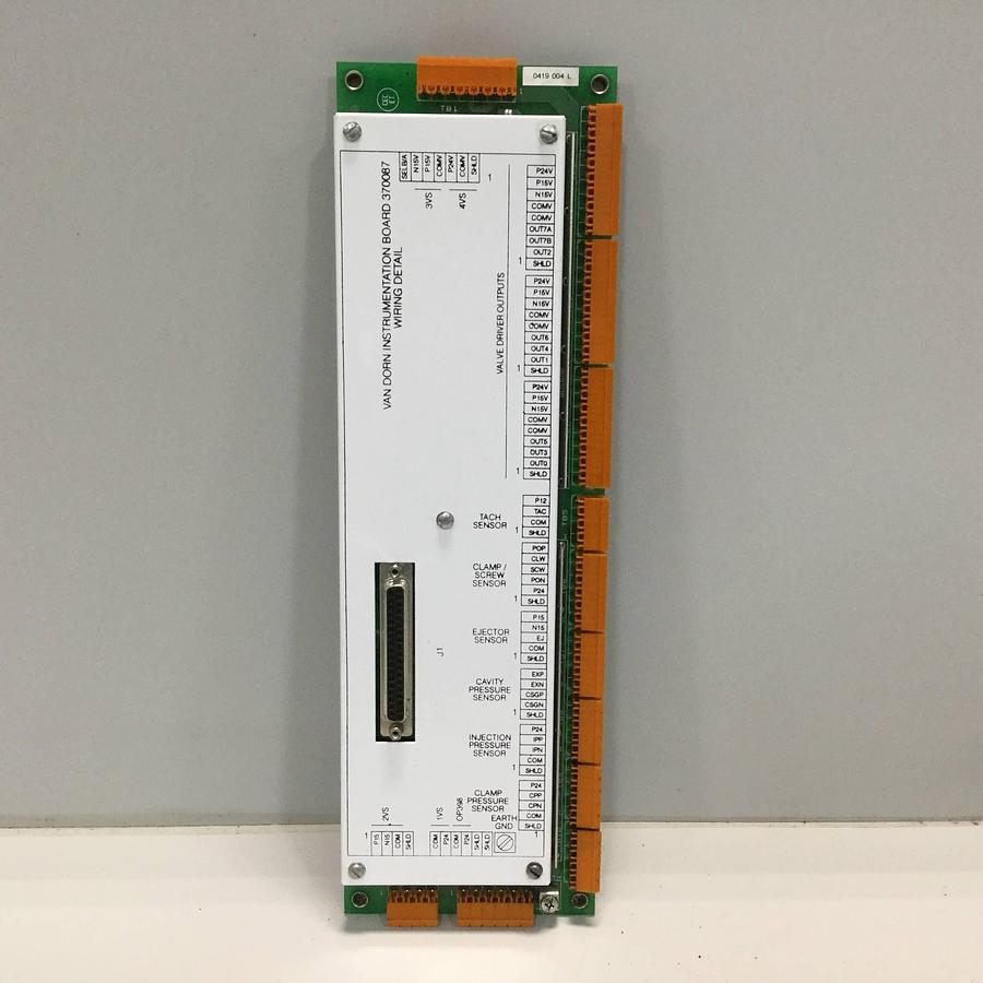 Used VAN DORN Instrumentation Board 370087 USED