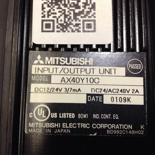 Used MITSUBISHI Input/Output Unit AX40Y10C #83607