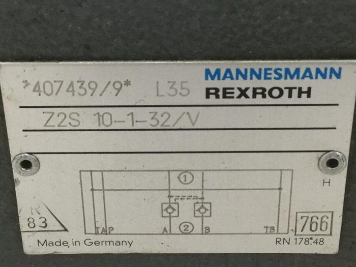 Used REXROTH Valve Z2S10132V #105822