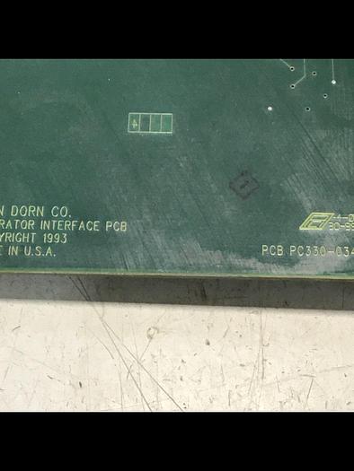 Used VAN DORN Operator Circuit Board PC330-034 Used