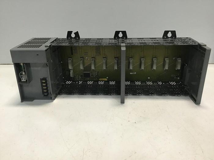 Used ALLEN BRADLEY Power Supply, Slot Rack 1746-P2 SER C / 1746-A10 SER B #127224