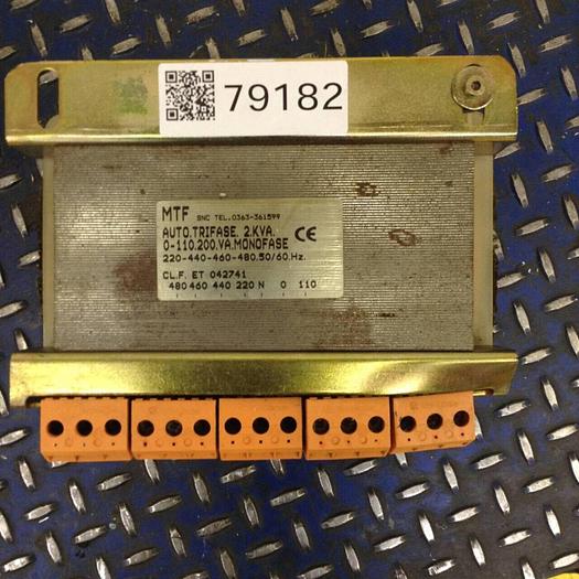 Used MTF 2 kVA Transformer AUTO TRIFASE #79182