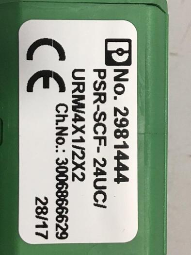 Used PHOENIX CONTACT Coupling Relay PSR-SCF-24UC/URM/4X1/2X2 #129375