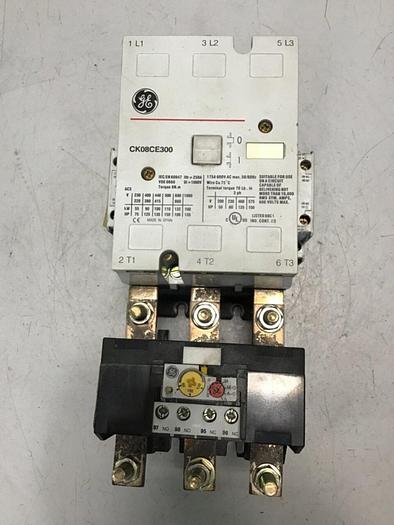 Used GENERAL ELECTRIC 3 Pole Contactor CK08CE300 #136164