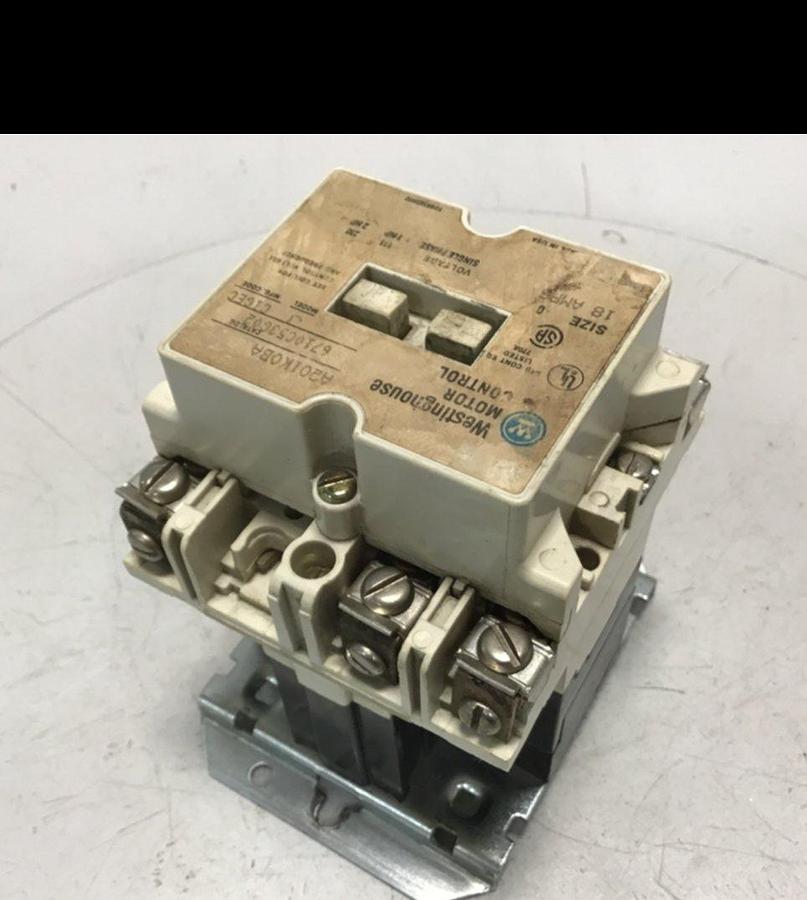 Used WESTINGHOUSE Contactor A201K0BA USED