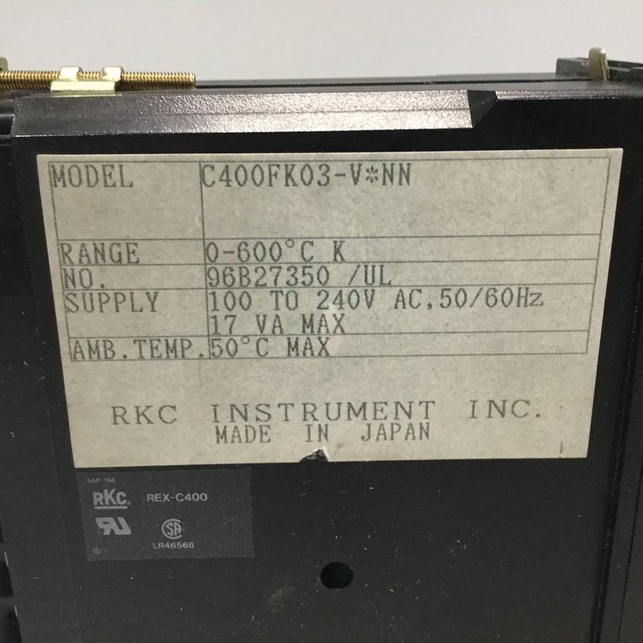 Used RKC Temperature Control REX-C400FK03VNN USED
