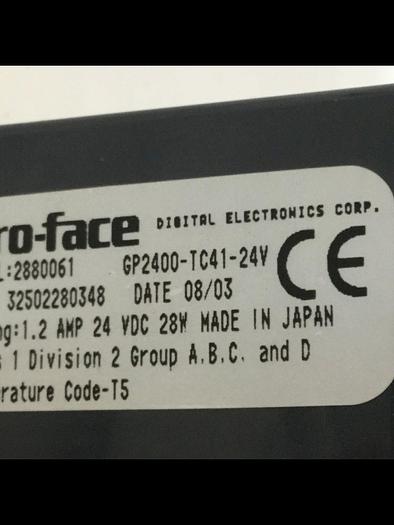 Used PROFACE Operator Interface Panel 2880061 #103241