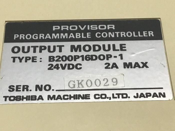 Used TOSHIBA Output Module B200P16DOP-1 #120056