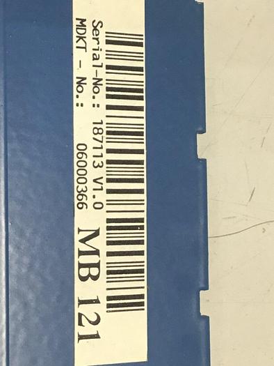 Used MANNESMANN DEMAG BackPlane MB 121 #124852