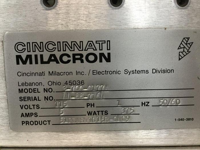 Used CINCINNATI MILACRON Card Rack 3-700-0177A #100714