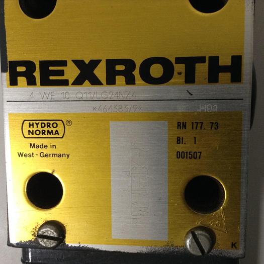 Used REXROTH Valve 4WE10Q11/LG24NZ4 #90020
