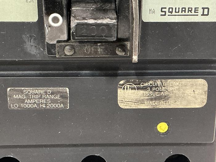 Used SQUARE D KAL362001021