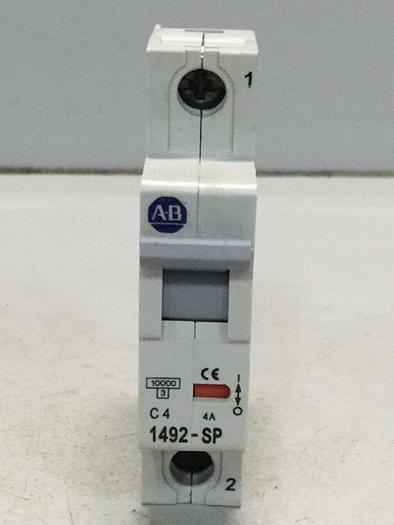 Used ALLEN BRADLEY 4 Amp Circuit Breaker 1492-SP1C040 SER C #103973