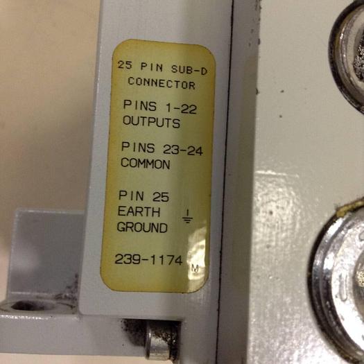 Used NUMATIC Manifold Block & Pneumatic Valves 239-1174 #81170