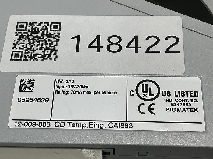 Used SIGMATEK CAI 883