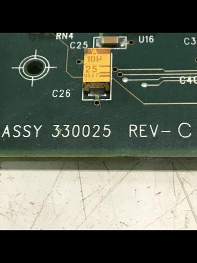 Used VAN DORN Analog Circuit Board 330025 PC330-025 Used