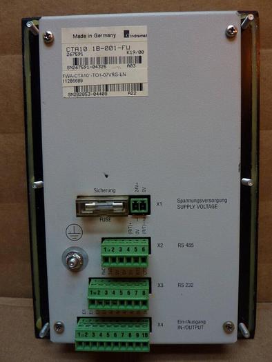 Used INDRAMAT CTA10-1 Operator Interface CTA10.1B-001-FW #23874