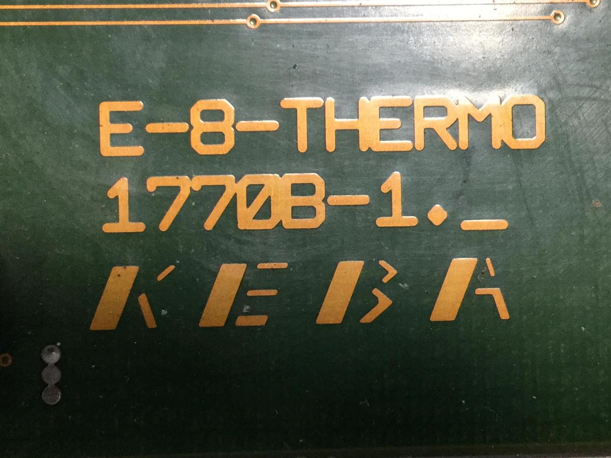 Used KEBA / Engel Circuit Board E-8-THERMO 1770B-1 USED
