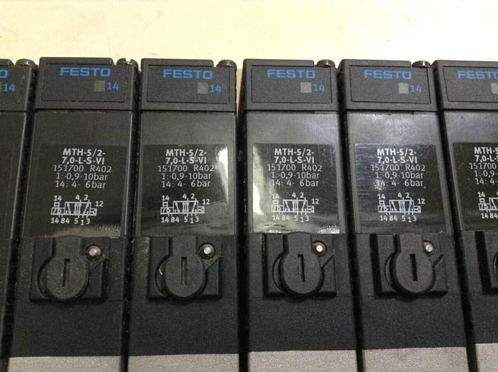 Used FESTO Control Block w/ Valves IFB8-03 #70461