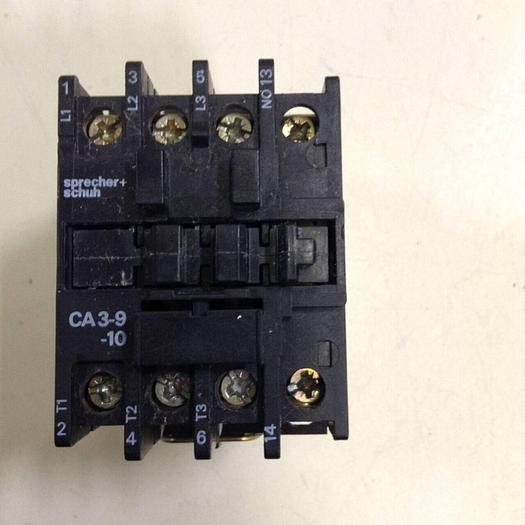 Used SPRECHER & SCHUH Contactor CA3-9 #82503