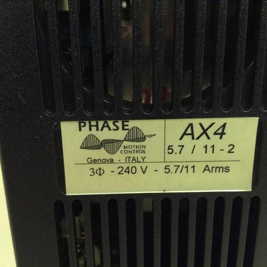 Used PHASE MOTION CONTROL Brushless Motor Control AX4 AX-4 USED