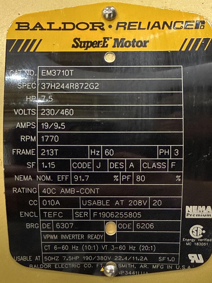 Used AEC Grinder Granulator Plastic MVP1012 USED #152631