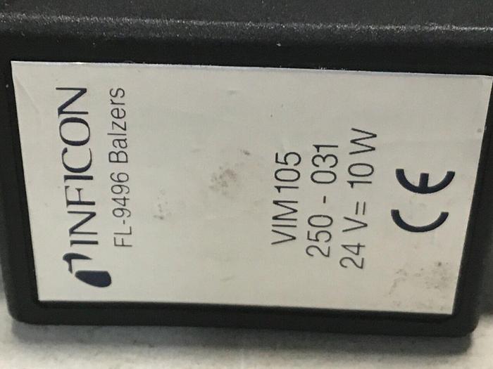 Used INFICON Gauge / Valve FL-9496 BALZERS #124337