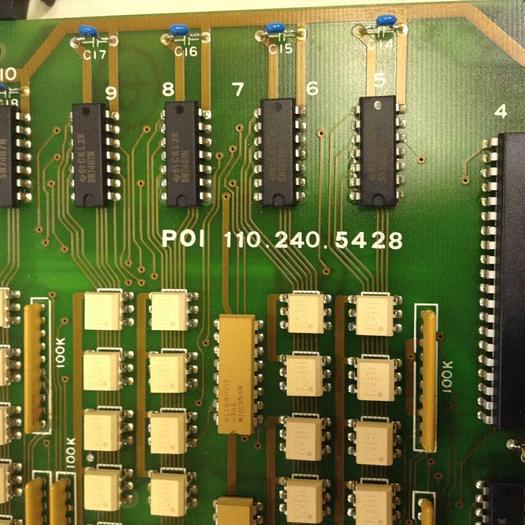 Used NESTAL Control Interface Relay Board POI 110.240.5428 #77978