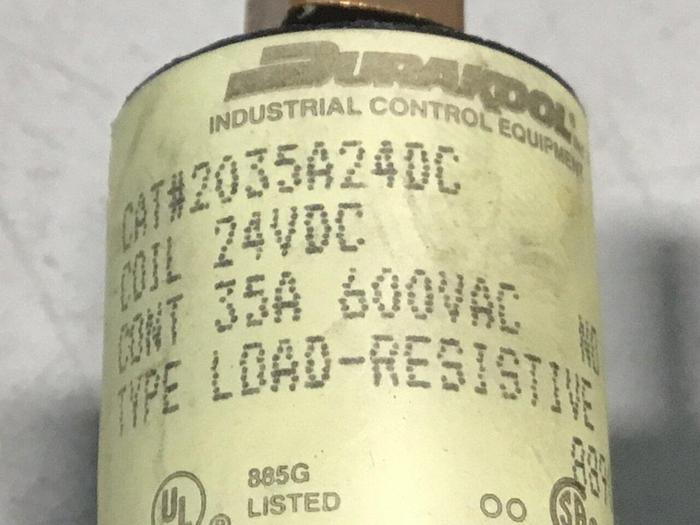 Used DURAKOOL Contactor Relay 2035A24DC Used