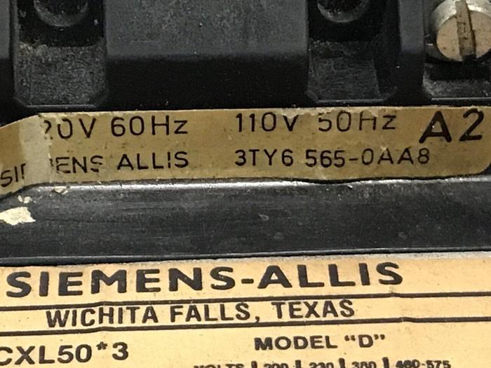 Used SIEMENS Relay CXL50 3 #135219