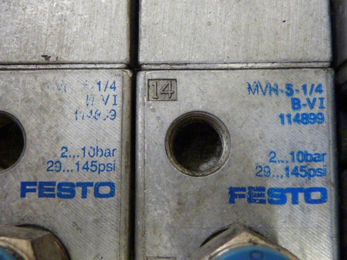 Used FESTO Control Block / Valve Terminal IFB8-02 #52868