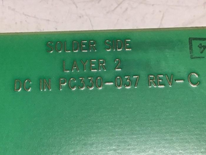 Used VAN DORN DC Input Board 330037 PC330-037 Used