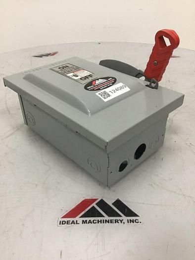 Used SIEMENS 30 Amp Safety Disconnect Switch HNF361 VBII #124089