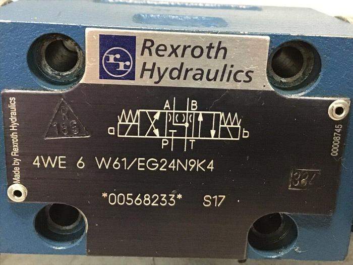 Used REXROTH Valve 4WE6W61EG24N9K4 USED