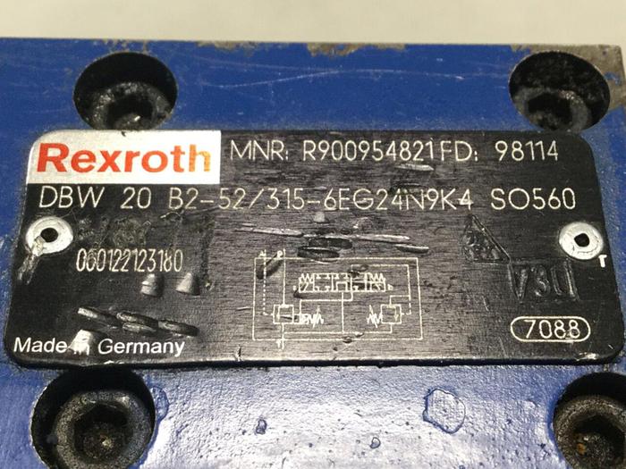 Used REXROTH Directional Control Valve DBW20B2523156EG24N9K4SO560 Used