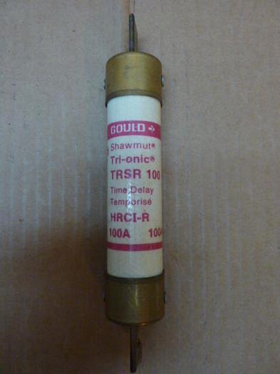 Used GOULD / SHAWMUT 100 Amp Fuse TRSR100 #26993