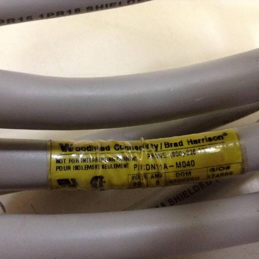 Used WOODHEAD CONNECTIVITY / BRAD HARRISON Cable DN11A-M040 #79315